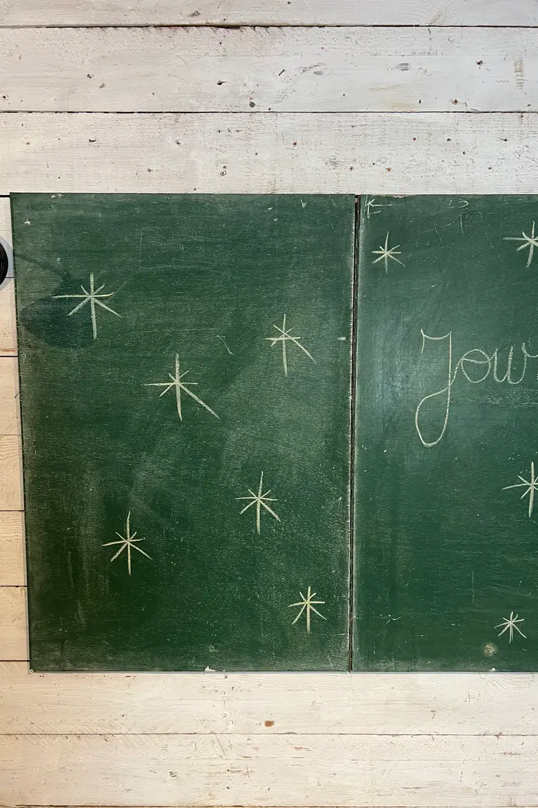 Ancien tableau d’école Années 50