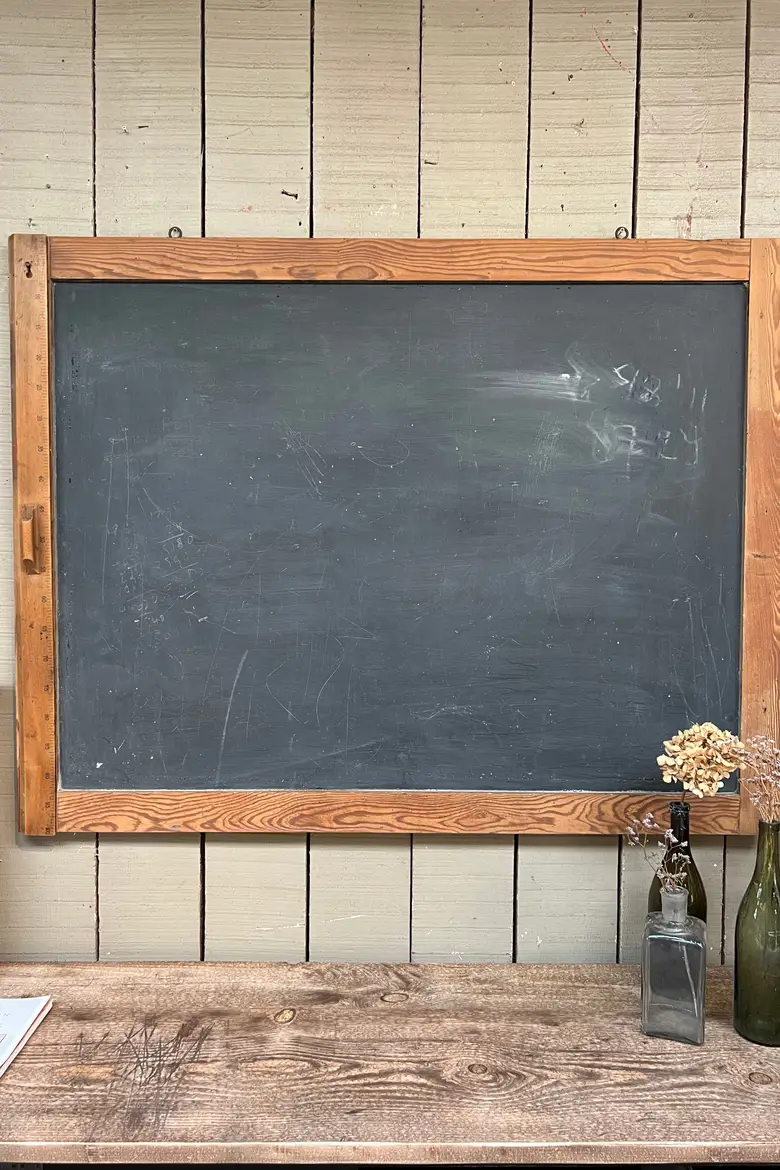 Ancien tableau d’école Années 50