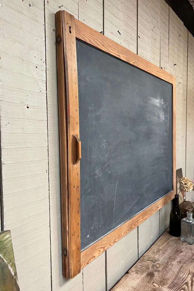 Ancien tableau d’école Années 50
