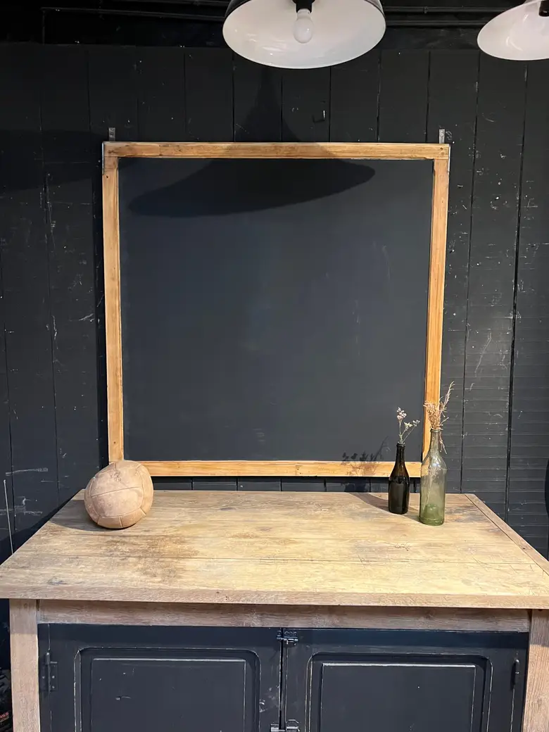 Ancien tableau d’école Années 50