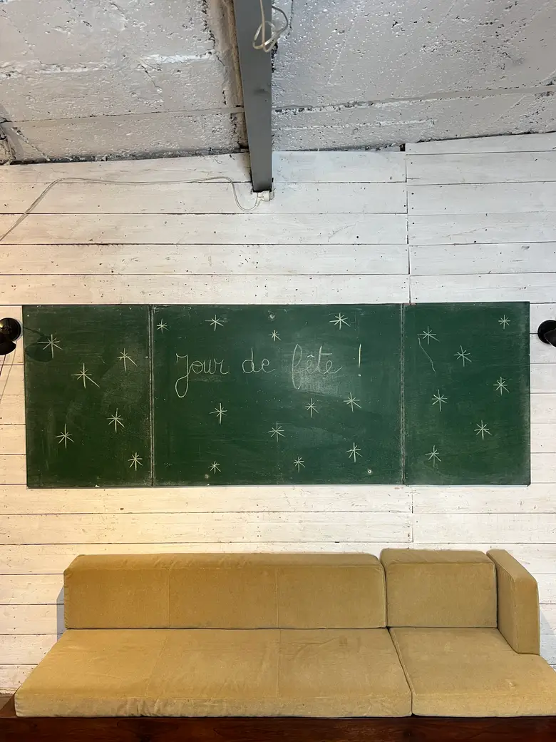 Ancien tableau d’école Années 50