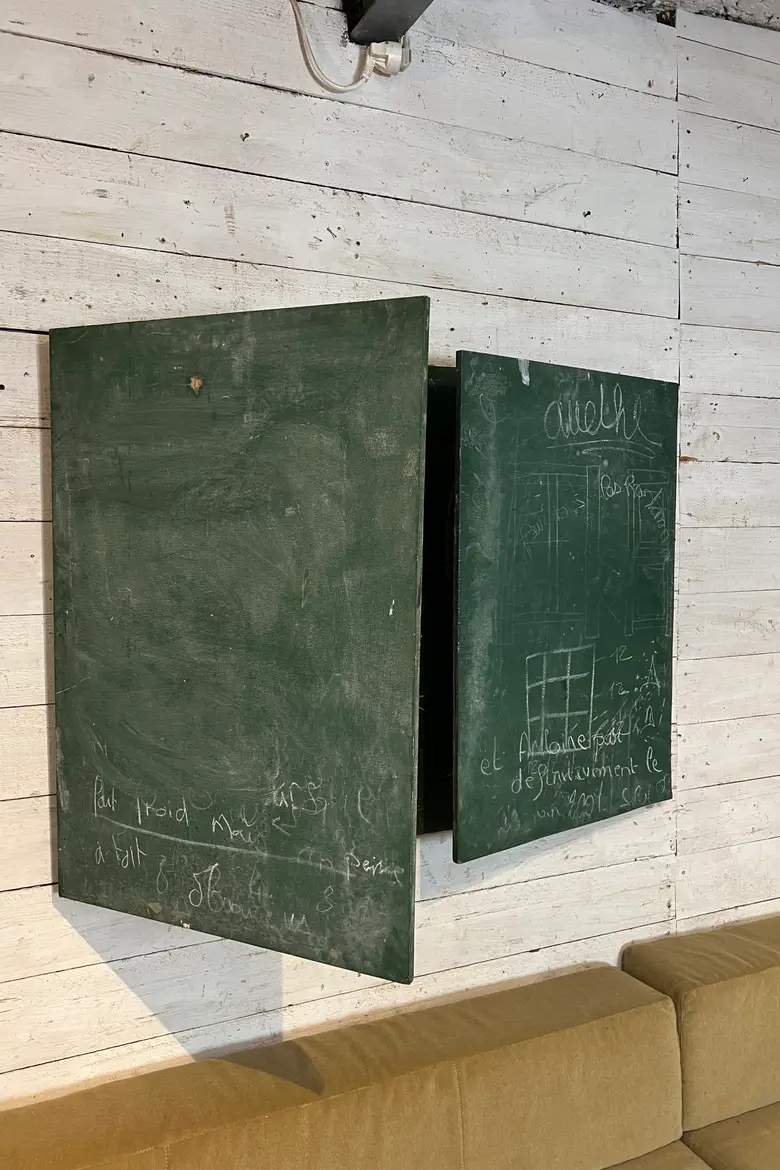 Ancien tableau d’école Années 50