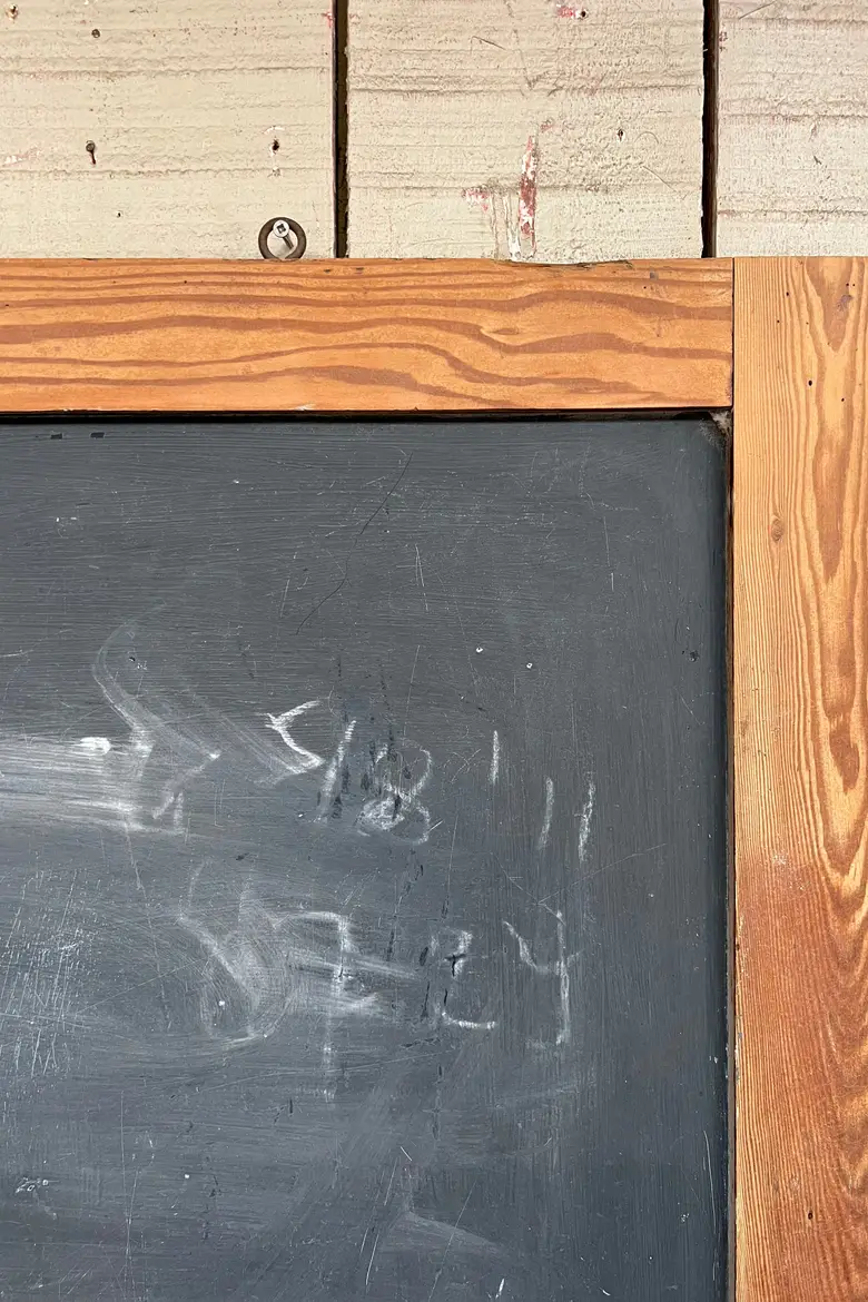 Ancien tableau d’école Années 50