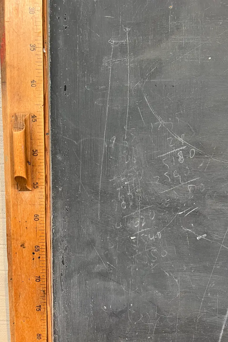 Ancien tableau d’école Années 50