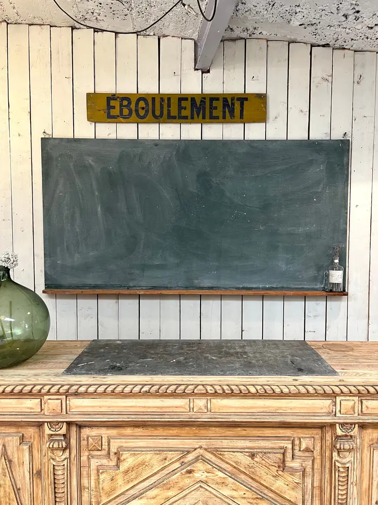Ancien tableau d’école Années 50
