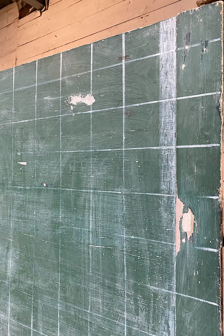 Ancien tableau d’école double face Début XXème
