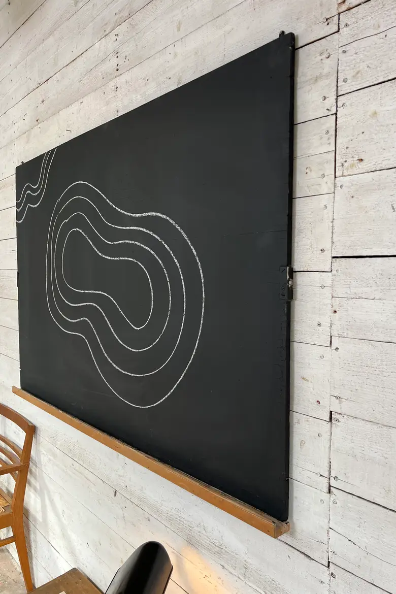 Ancien tableau d’école mural – Années 50