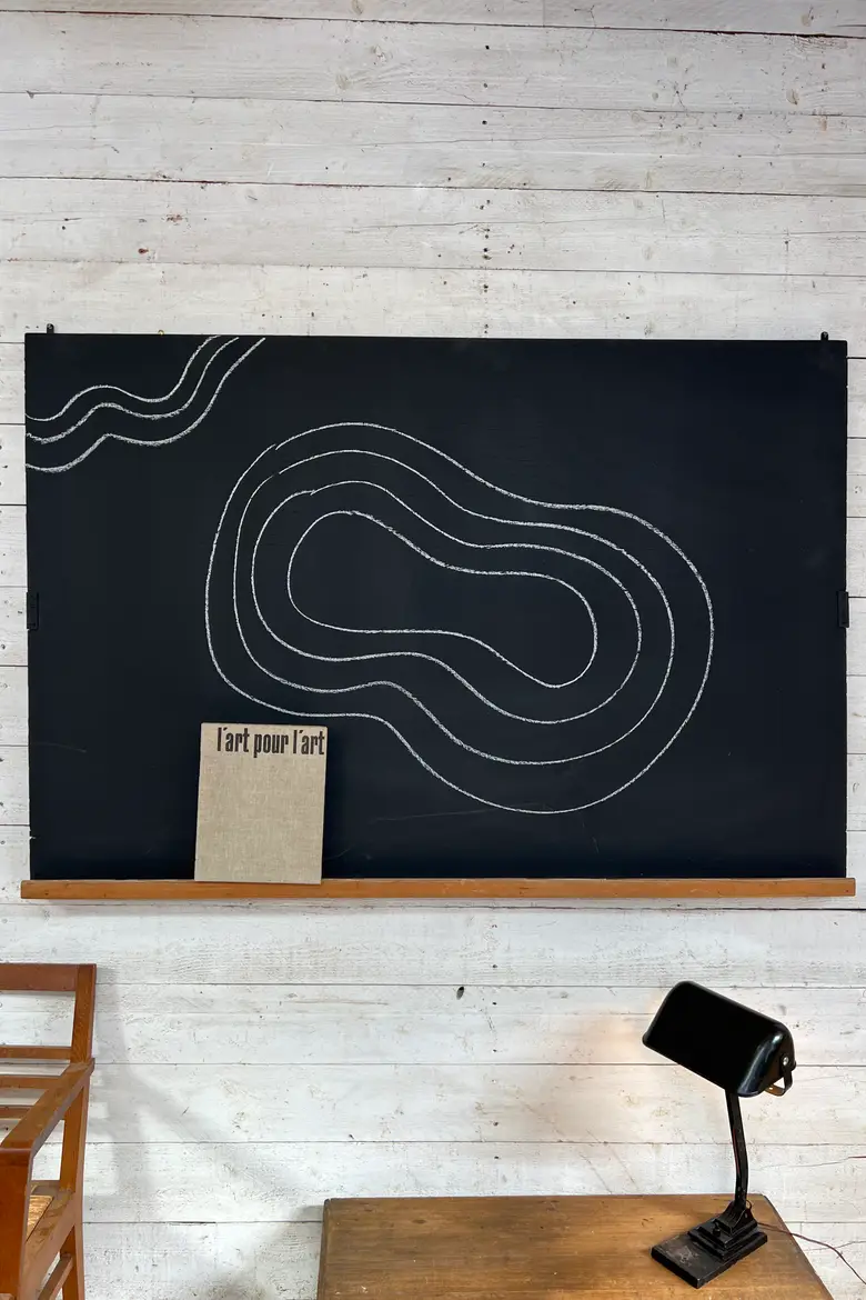 Ancien tableau d’école mural – Années 50