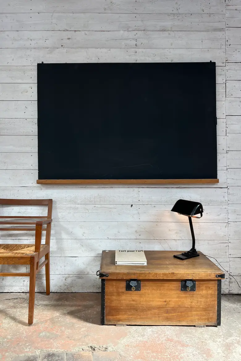 Ancien tableau d’école mural – Années 50