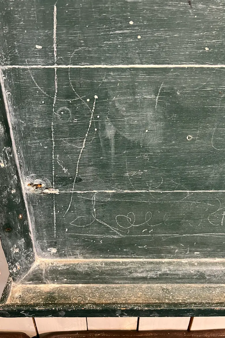 Ancien tableau d’école