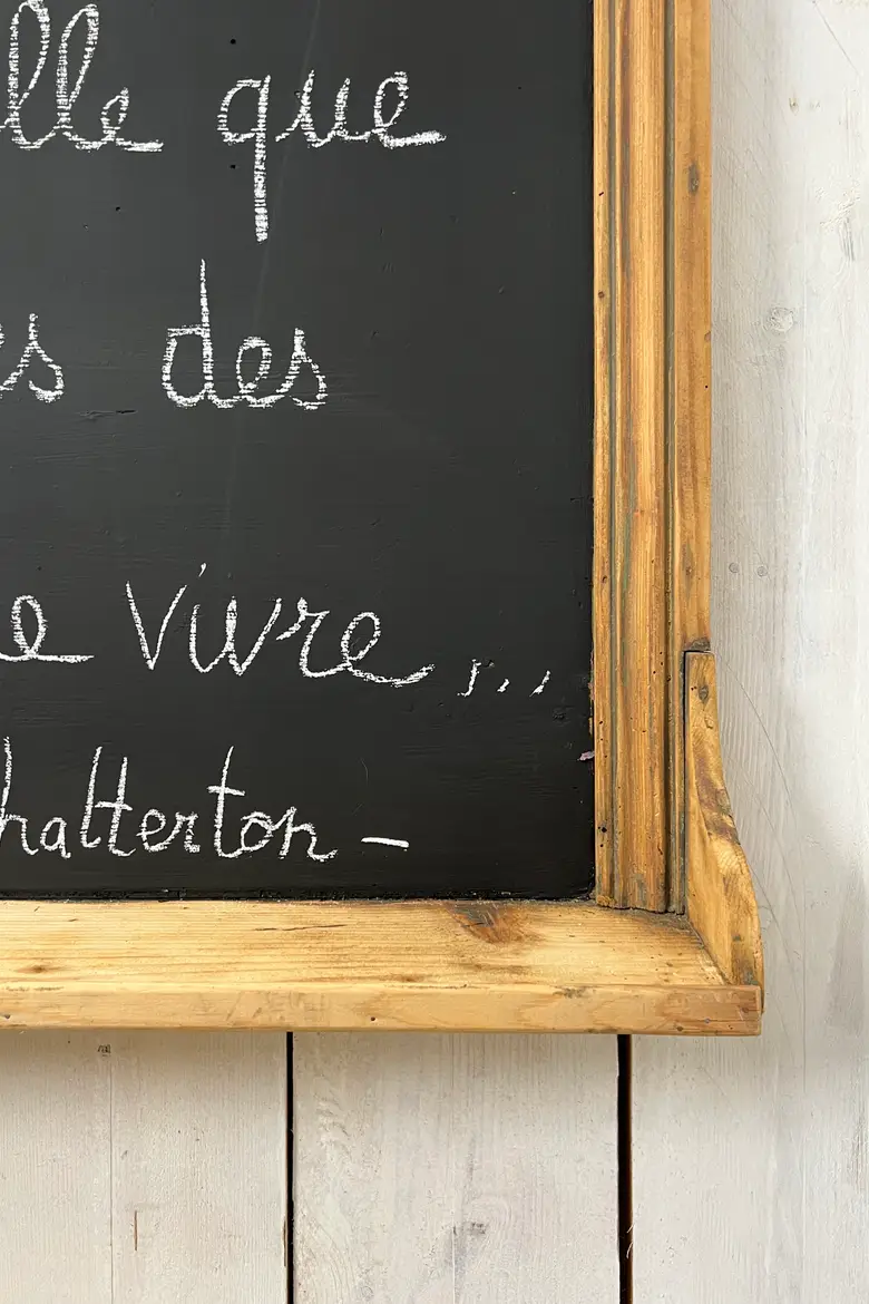 Ancien tableau étagère en sapin