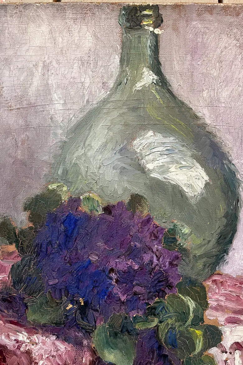 Ancien tableau nature morte