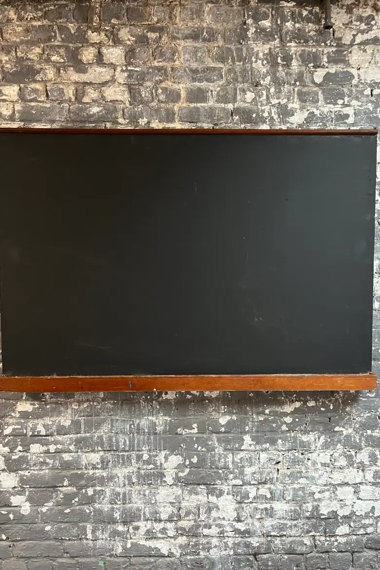 Ancien tableau noir d’école Années 50