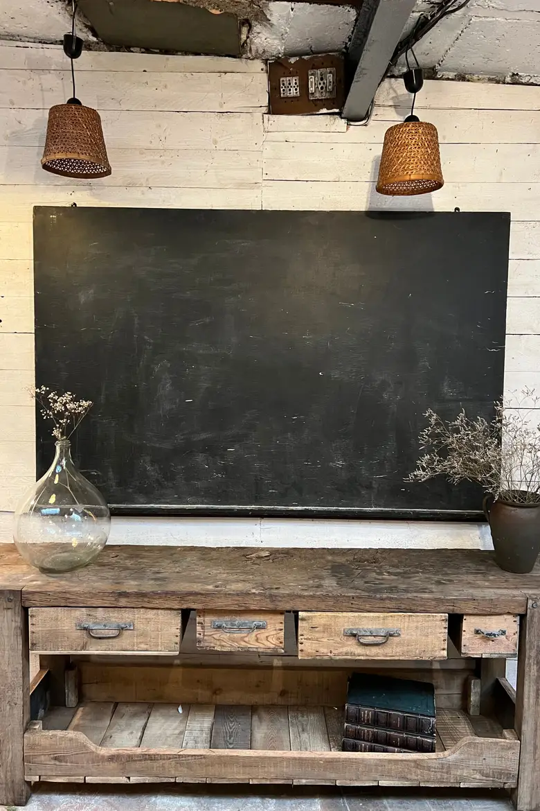 Ancien tableau noir d’école Début XXème