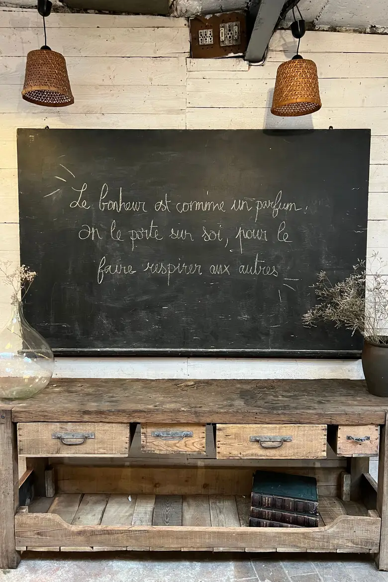 Ancien tableau noir d’école Début XXème