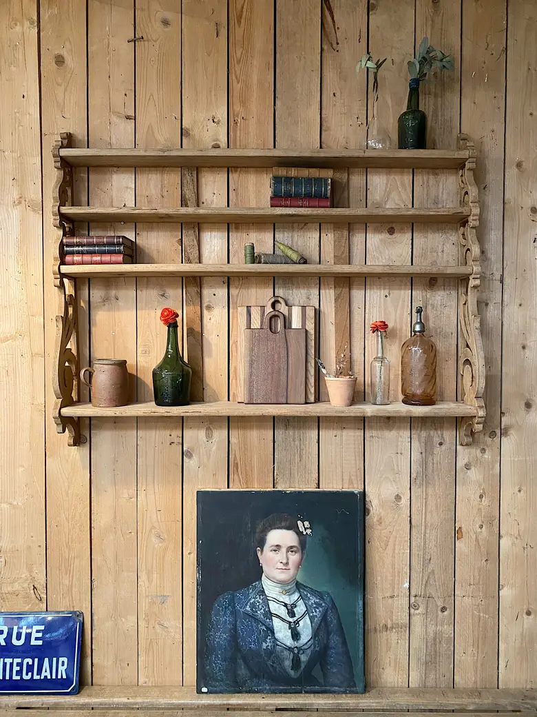 Ancien verrier en orme Début XXème