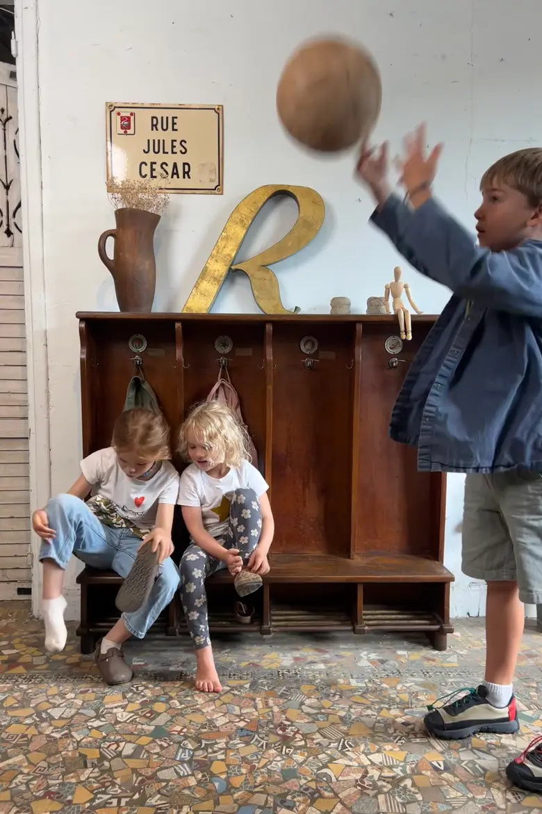 Ancien vestiaire d’école – Italie, années 1950