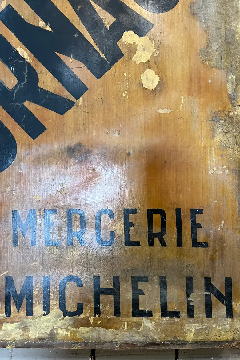 Ancienne affiche publicitaire