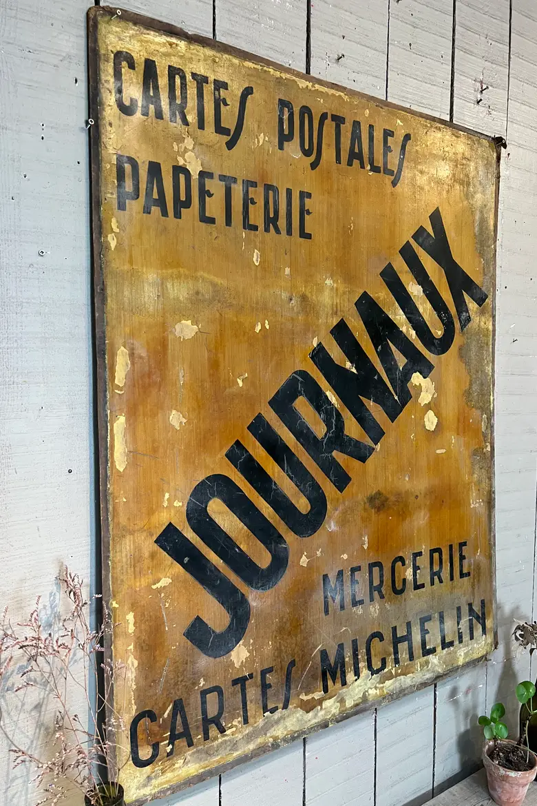 Ancienne affiche publicitaire