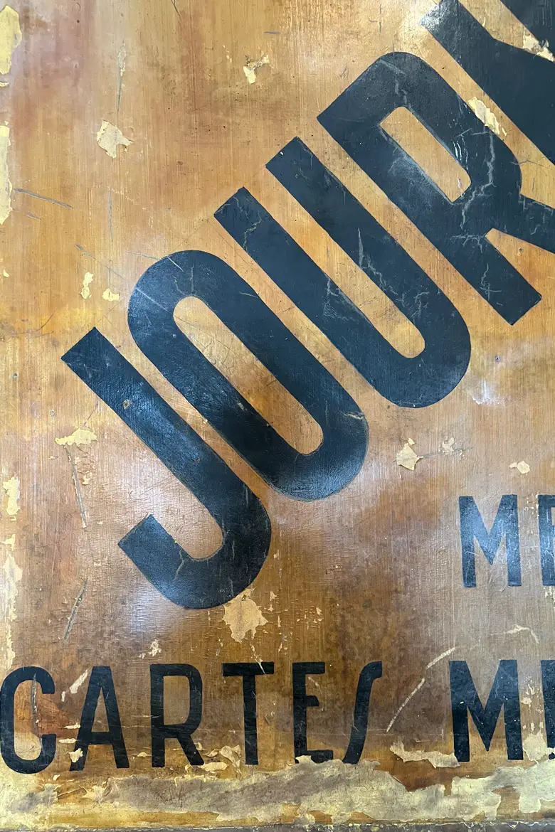Ancienne affiche publicitaire