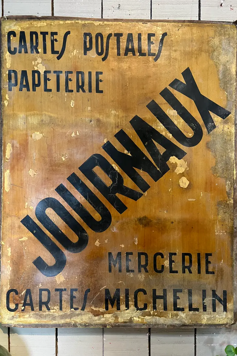 Ancienne affiche publicitaire