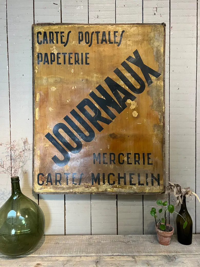 Ancienne affiche publicitaire