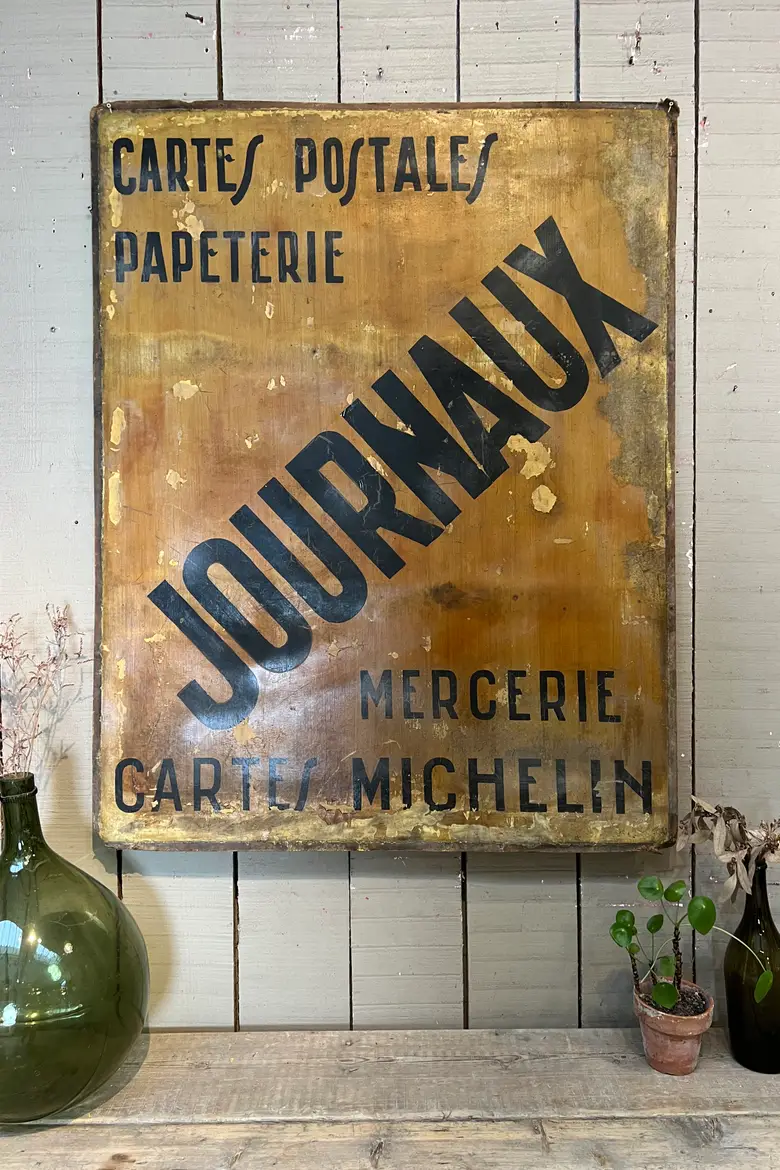 Ancienne affiche publicitaire