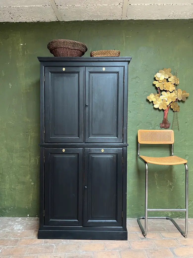 Ancienne armoire d’internat 4 portes Début XXème