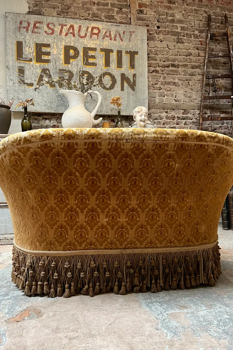 Ancienne banquette de style Napoléon 3