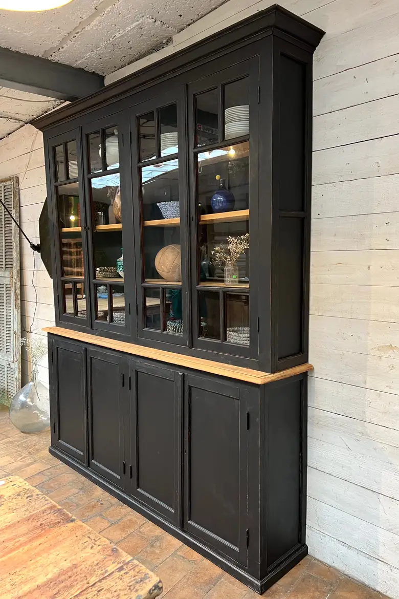 Ancienne bibliothèque d’école en bois Début XXème