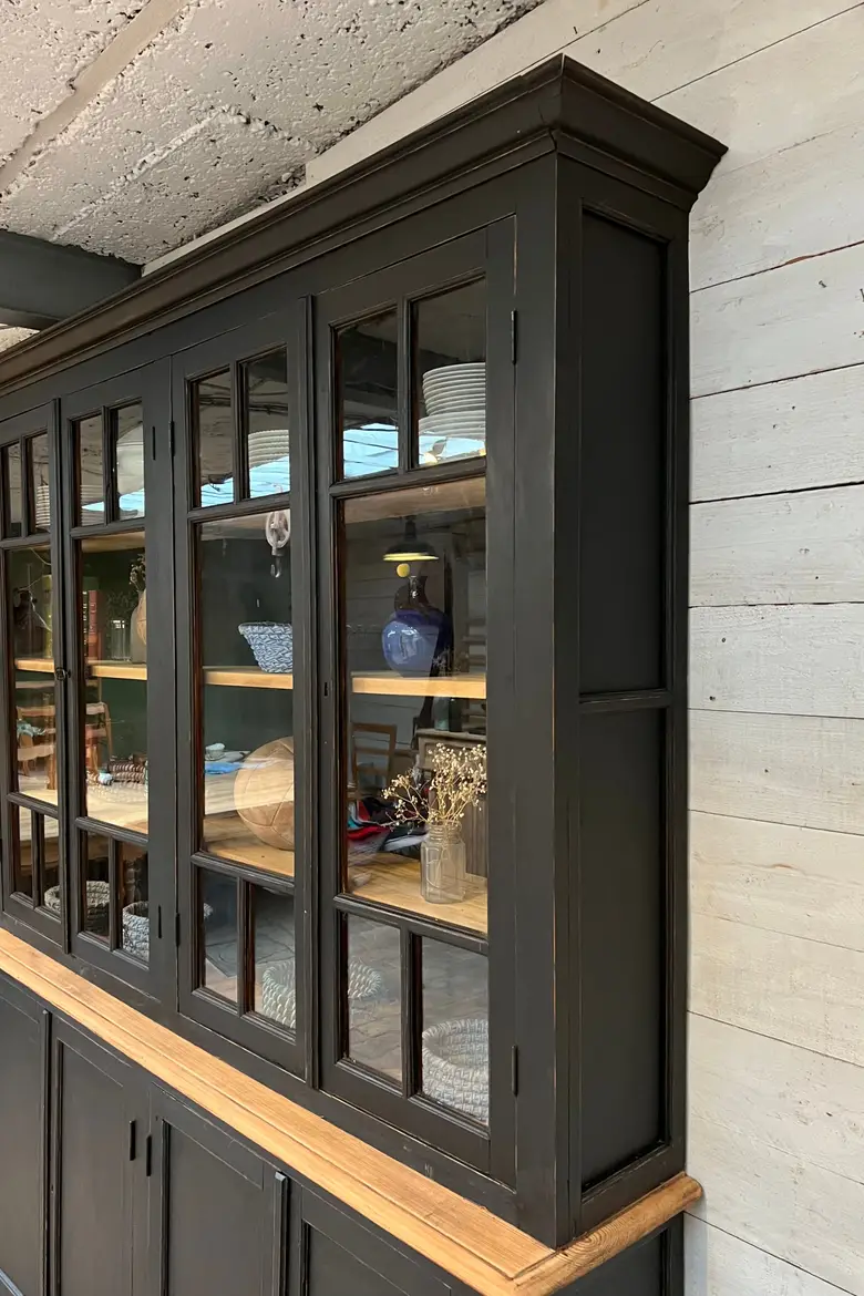 Ancienne bibliothèque d’école en bois Début XXème