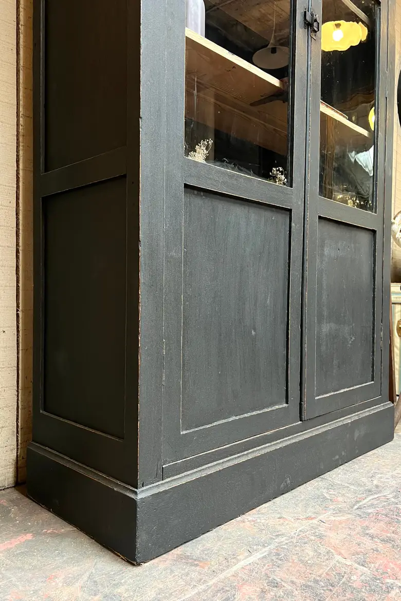 Ancienne bibliothèque d'école en chêne Début XXème