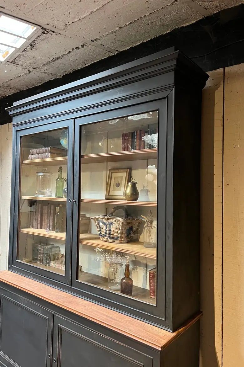Ancienne bibliothèque en acajou fin 19ème