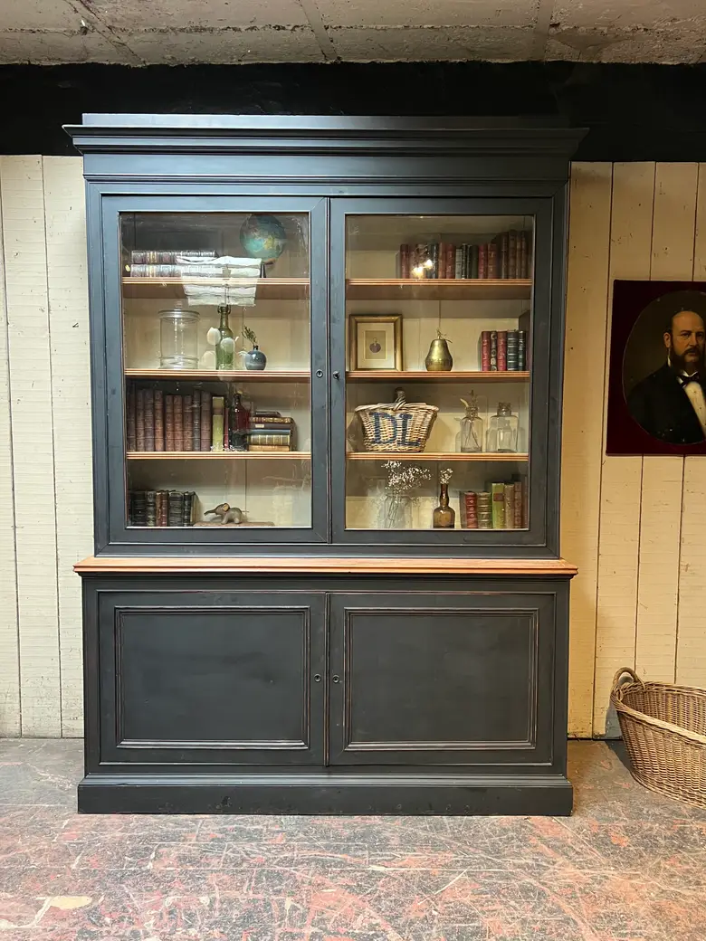 Ancienne bibliothèque en acajou fin 19ème
