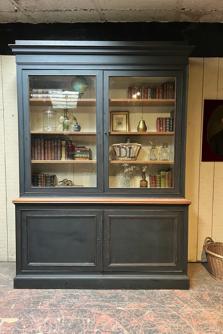 Ancienne bibliothèque en acajou fin 19ème