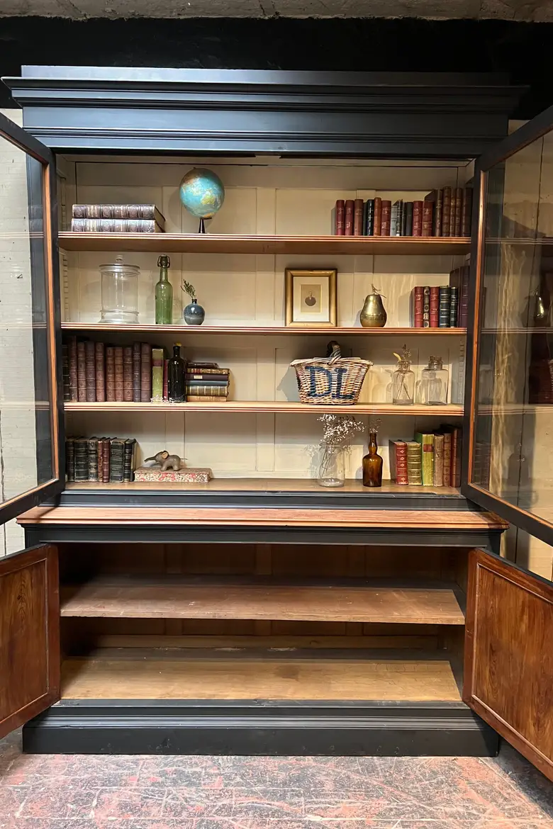 Ancienne bibliothèque en acajou fin 19ème
