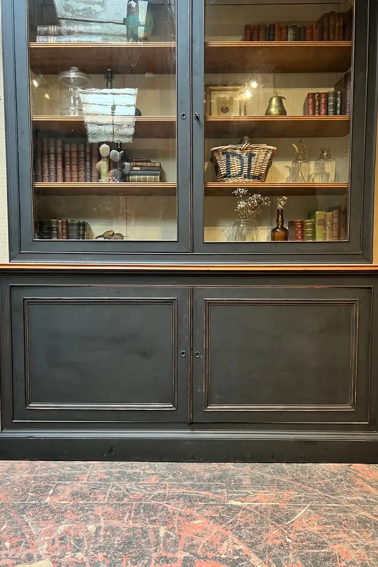 Ancienne bibliothèque en acajou fin 19ème