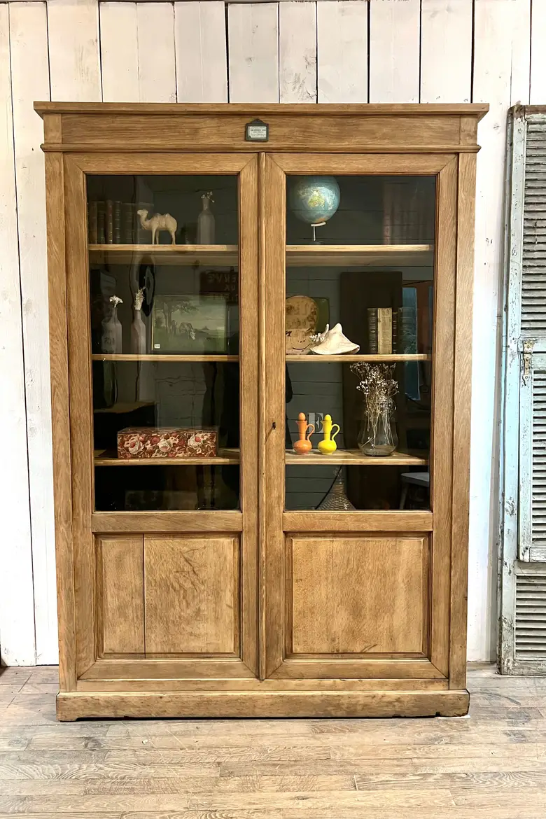 Ancienne bibliothèque en chêne Début XXème
