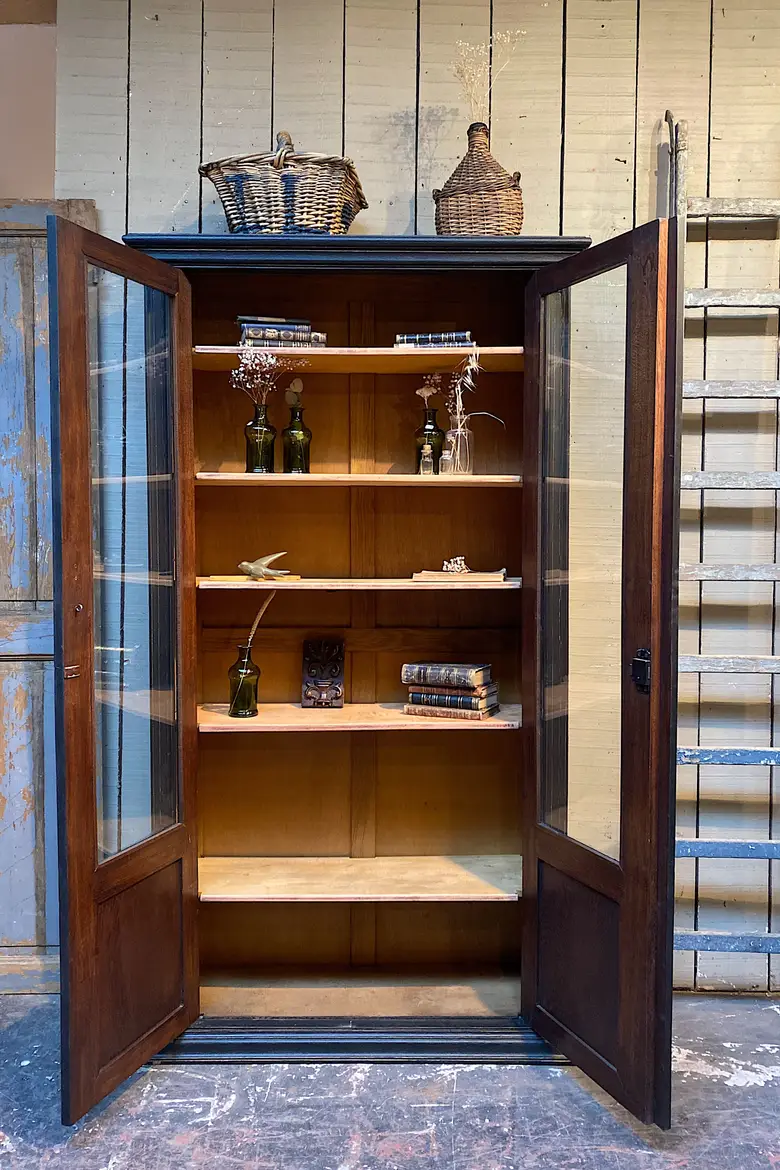 Ancienne bibliothèque en chêne Début XXème