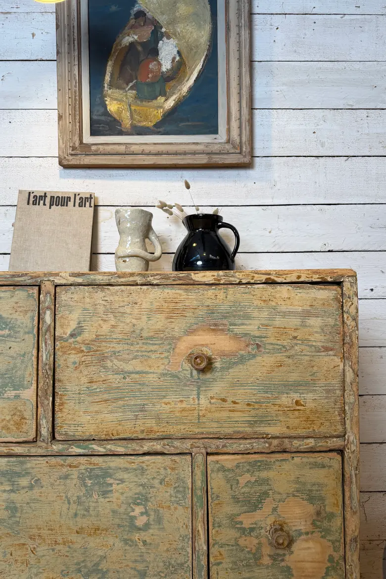 Ancienne commode en sapin – XIXe siècle