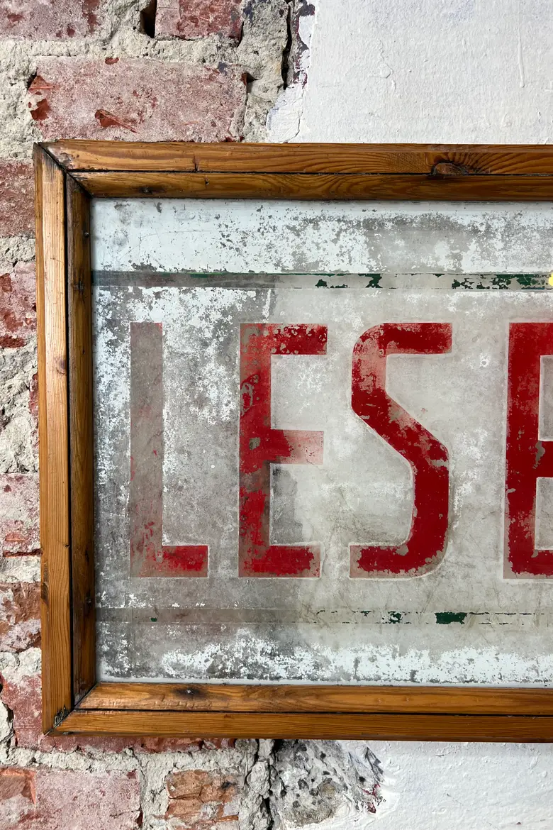 Ancienne enseigne de café « Les Bons Amis » - début XXe siècle