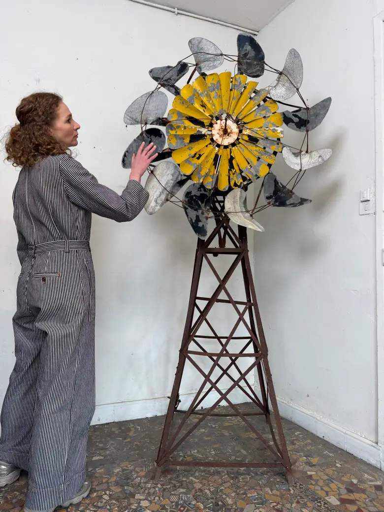 Ancienne éolienne de puits