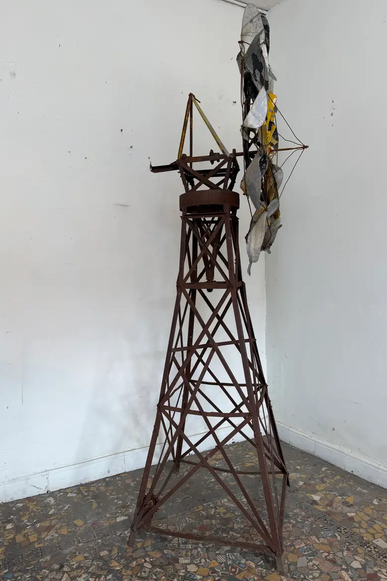 Ancienne éolienne de puits