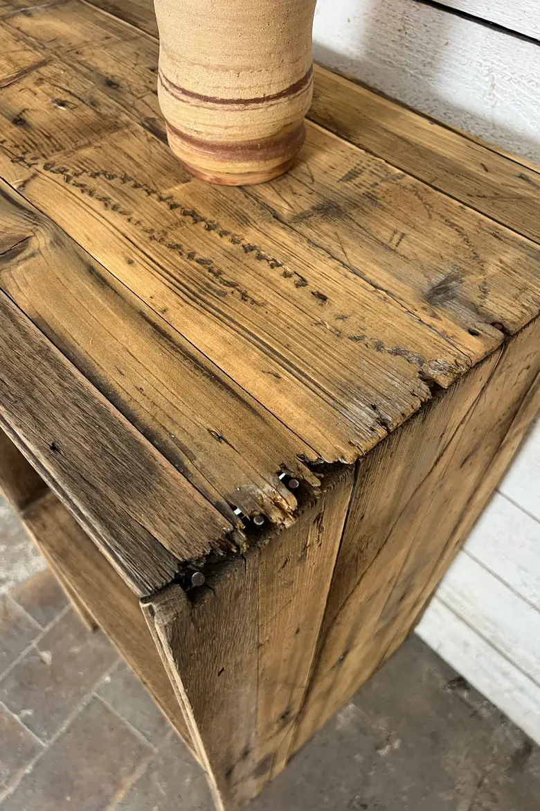 Ancienne étagère d’atelier à casiers – Début XXe
