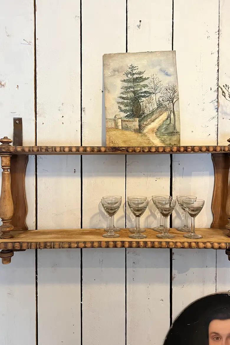 Ancienne étagère de bistrot Début XXème