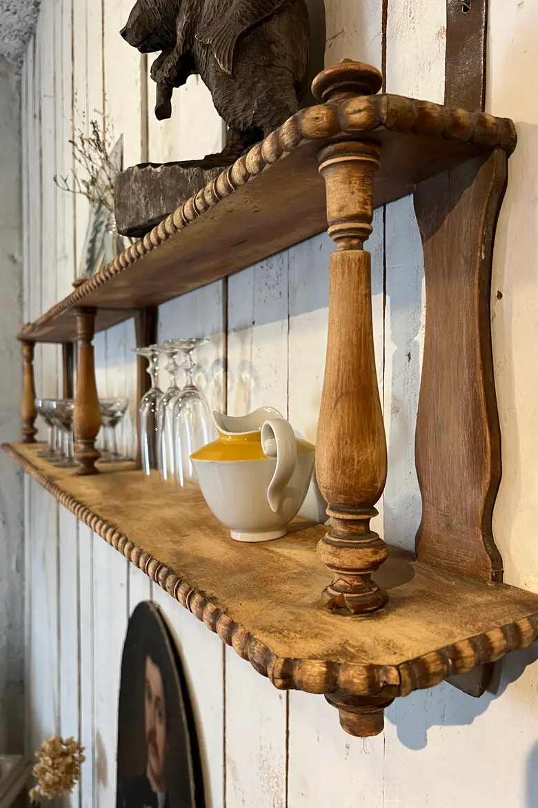 Ancienne étagère de bistrot Début XXème