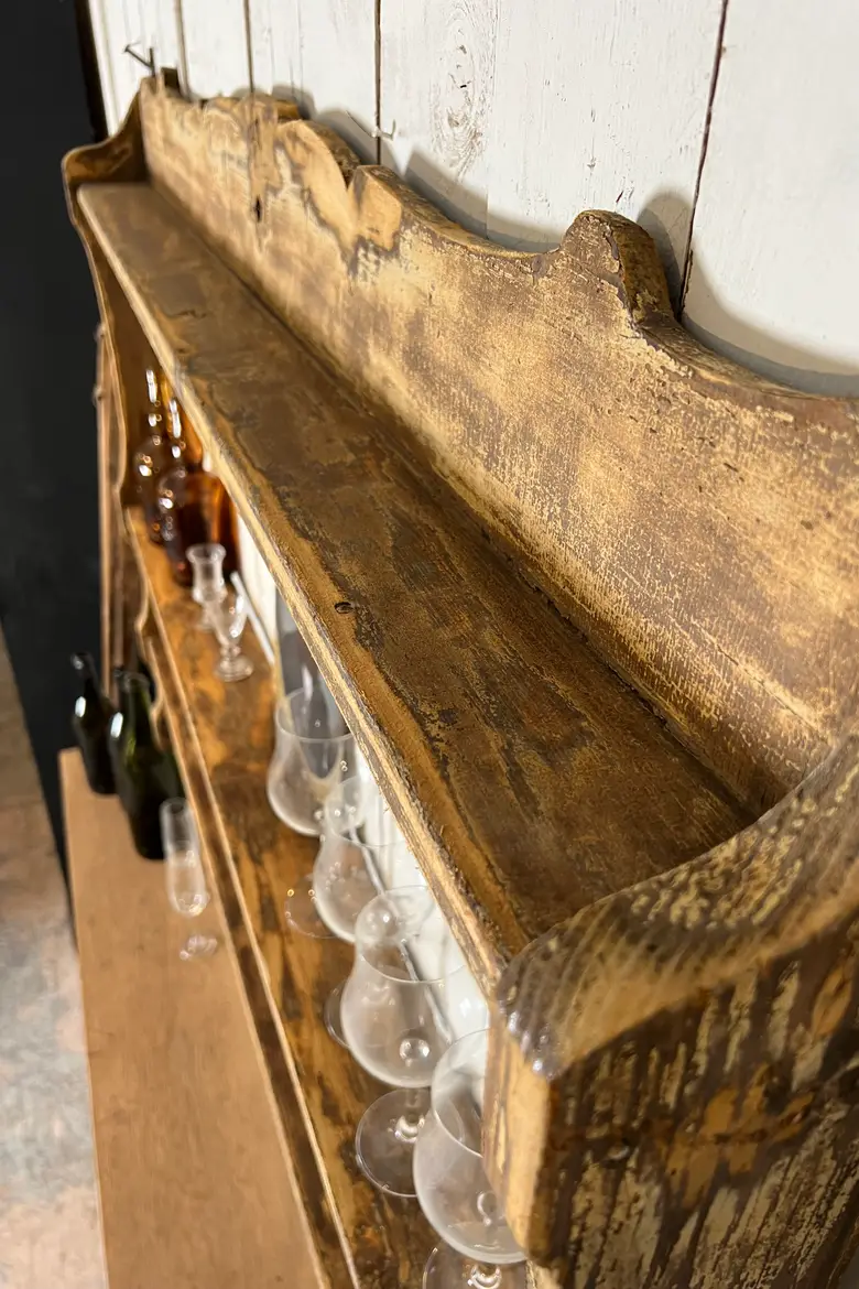 Ancienne étagère de bistrot Début XXème