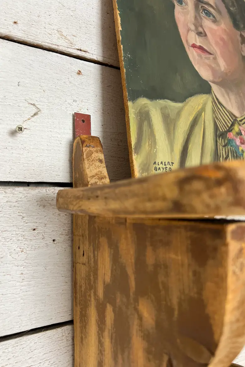 Ancienne étagère de café en sapin – Début XXe siècle