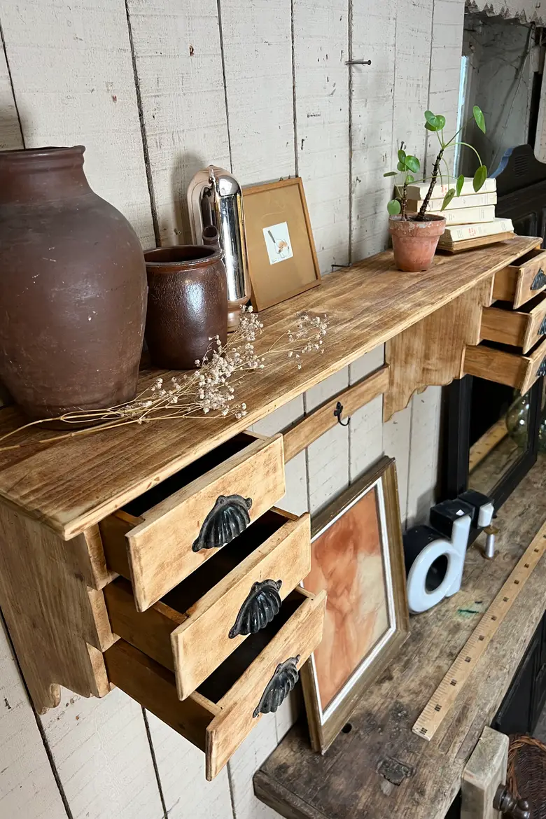 Ancienne étagère de cuisine Début XXEME