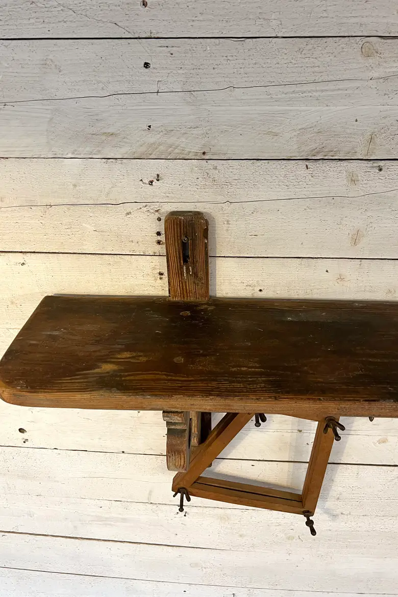Ancienne étagère de cuisine en bois Début XXème